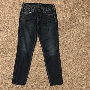 Silver Jeans Women's Black Skinny Jeans